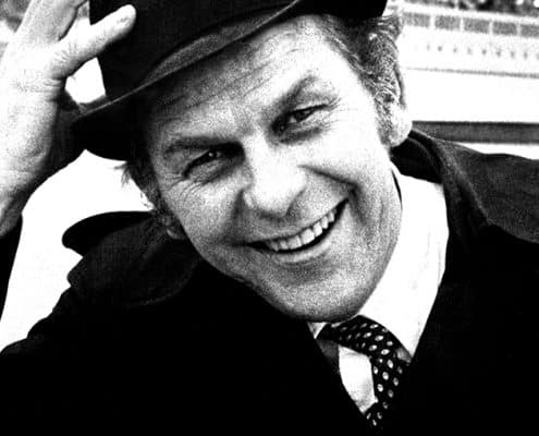 Thorbjörn Fälldin framför Gotlandsbåten