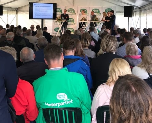 Fullsatt seminarietält